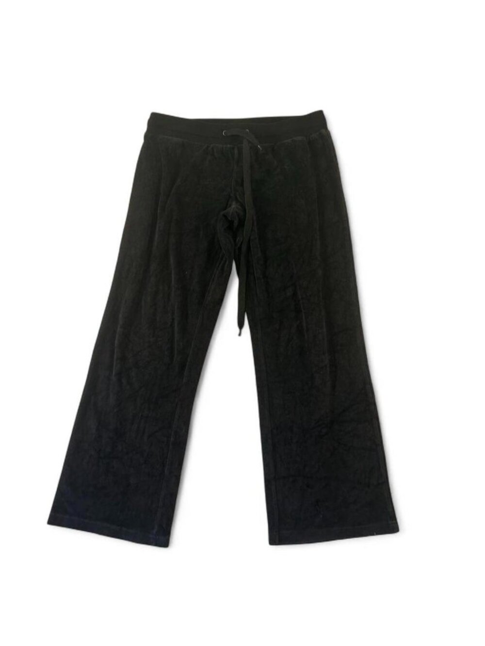 Vintage Y2K black juicy couture lowrise flare tracksuit pants